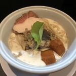 らーめん三極志 - クラムチャウダーらーめん