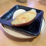 Sushiro - ひんやり焼き芋ブリュレバニラアイス添え