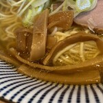 麺屋 つむぎ - メンマのアップ