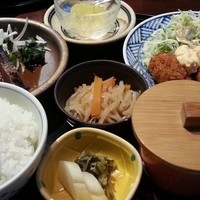 土佐料理 祢保希 赤坂店 - ランチ　カキフライ1260円　2013.11
