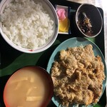 石田食堂 - 肉天定食　1,000円
