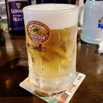 BRITISH PUB QUARTERS - ハッピーアワーセット　680円
                        キリンラガージョッキ