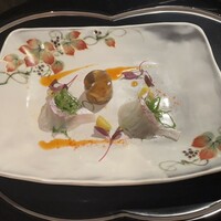 銀座うかい亭 - 季節の冷前菜　鯛