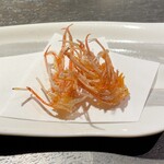 天ぷら岡本 - 天ぷら岡本(車海老の足)