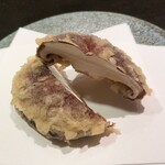 天ぷら岡本 - 天ぷら岡本(椎茸)