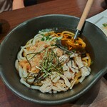 全席個室 居酒屋 九州料理 かこみ庵 - 〆のぶっかけうどん