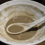 NIBOSHI MANIA - 底に残ったスープ