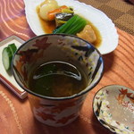 京遊膳かが田 - 出汁のきいた味噌汁