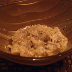 mori - Nov, 2013　ポルチーニ茸と京都 原了郭・黒七味のリゾット