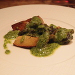 Nov, 2013 エスカルゴとアワビ茸のソテー　ブルゴーニュ風