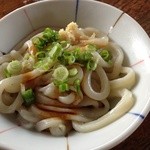 何と温かいミニ生醤油うどんまでサービスしてくれました
