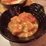 横浜おでん ちび太1号 - 厚揚げトマト麻婆豆腐