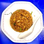 来来亭 - ガッツリ定食【1,160円（こってりラーメン）】半チャーハン・餃子6個付