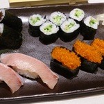 すしダイニング 夢 - かにみそとびこきんめかっぱかんぴょう