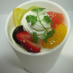 シェ・アオタニ - プリンアラモード(420円)2013年11月購入