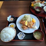 223795762 - おやじの唐揚げ定食(ご飯 大450g)