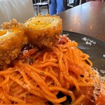 たてしな湖畔エプロンマーク - ランチナポリタン