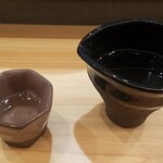 Sushi Tomi - 宮城県のお酒 … 日高見、弥助　やや辛口