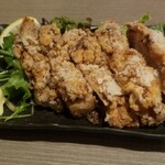 Shinshuusoba Tori Koshitsu Izakaya Hachibee - 若鶏の山賊焼き　1,408円税込　山賊は … 物を" とりあげる" … 鶏揚げる❗