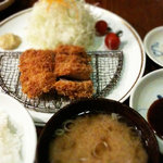 とんかつ武蔵  - ヒレカツ定食　120g
