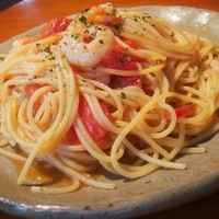 炭火焼イタリアン 海串 ブラーチェ - パスタランチ（海老とフレッシュトマトのソース大盛り）