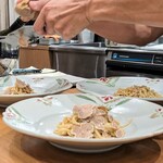 La Stalla - ちなみに特になにもない平日の夜ですが、なにゆえこのような饗宴になったのか。北海道で良い刺激を受けたそうです。