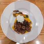 La Stalla - 菅野牧園さんの日本短角種テールの赤ワイン煮込みにニョッケッティ