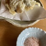 蕎麦処 天和庵 - 牡蠣の天ぷら