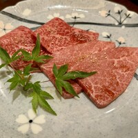 焼肉 銀座コバウ 特別室 - シャトーブリアン、サーロインだったかな