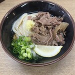 飯野屋 - 肉ぶっかけうどん  小