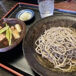 蕎麦喰い処 利めい庵 - 地鶏せいろ1,340円