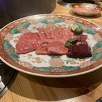 大皿焼肉 老中 - 和牛焼肉　大皿焼肉　老中特上盛り