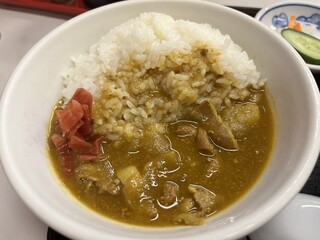 Chuuka Soba Tamiya - ラーメン＋半カレー（750円）の半カレー