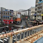 Ouji Kohi Bai Senjo Sakura Piasu - 王子駅前歩道橋上から見た柳小路商店街