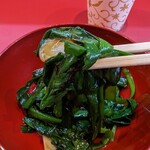 レバニラや金太郎 - 増しのニラは別皿提供でした