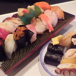かねとも寿し - 最特上寿司（2000円）