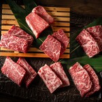 Assortment of 7 kinds of black Brahmin wagyu beef