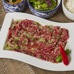 Japanese beef cut-off Yakiniku (Grilled meat) set