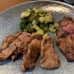 炭焼牛たん 赤兵衛分店 - 牛たんサガリ定食（中）