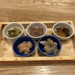 Kaisen Sakagura Fumiichi - 珍味5点盛り