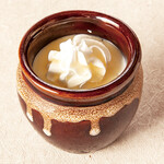 Banana milk pudding