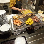 ラビスタ函館ベイ - 【2013年09月】朝のバイキングの炉端焼き風の演出。
