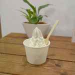 ウッドベリーズ - バナナミックスフローズンヨーグルトは
      フローズンヨーグルトならではのサッパリさが、酸味が強い種類のバナナを使用したのか？
      こってり感皆無でさっぱりとした味わいで大変美味しいです。