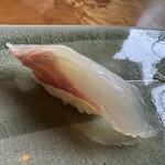 SUSHI てさく - すずき昆布じめ