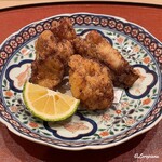 御料理 寺沢 - 天然とら河豚の唐揚げ