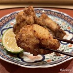 御料理 寺沢 - 天然とら河豚の唐揚げ