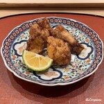 御料理 寺沢 - 天然とら河豚の唐揚げ