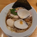 むぎとオリーブ - 食べ終えた蛤の殻のサイズ