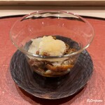 御料理 寺沢 - 天然の滑子茸の霙卸し