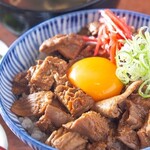 Suidoubashi Sakaba Gasshou - もつ煮丼